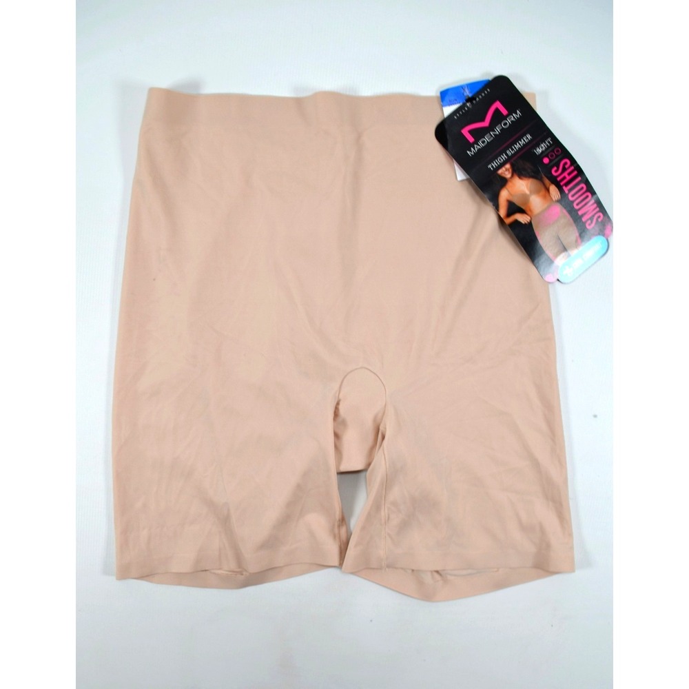 Maidenform Thigh Slimmer Light Womens XL Cool Comfort Tummy Control